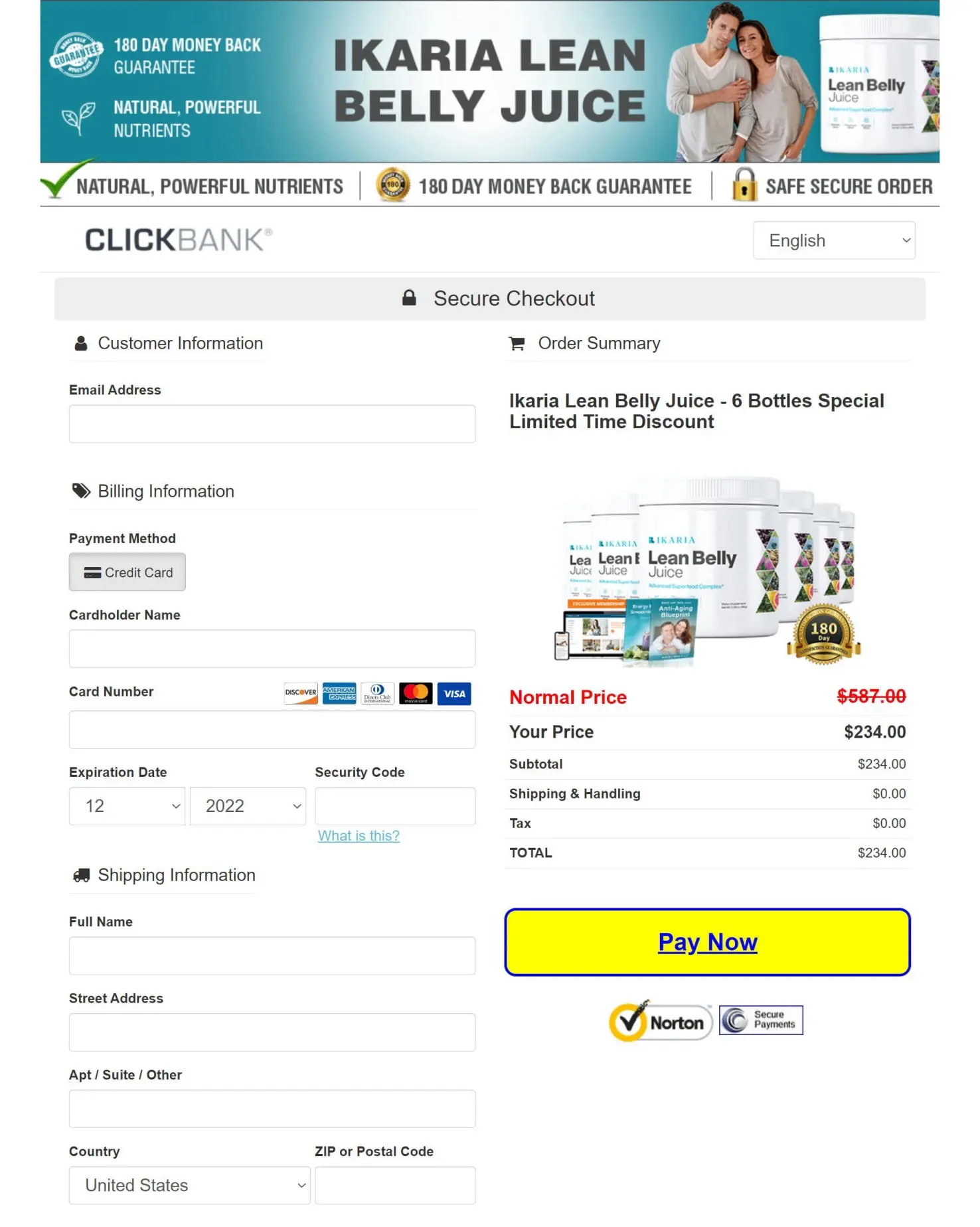 ikaria lean body tonic order Page